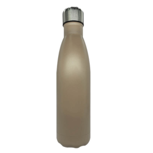Double Wall Stainless Steel 500ml Engraving Water Bottle Khaki