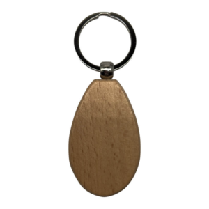 Engraving Wood Keyring Teardrop