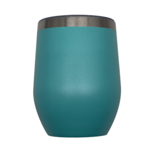Double Wall Stainless Steel 12oz (350ml) Engraving Wine Tumbler Ocean Blue