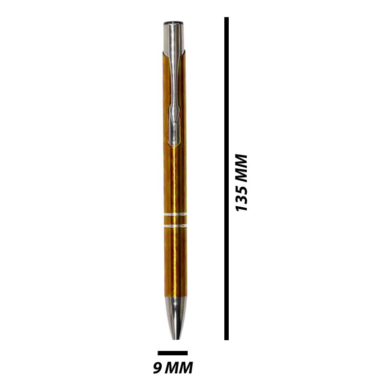 Engraving Oxford Ballpoint Pen Metallic Orange - Image 6