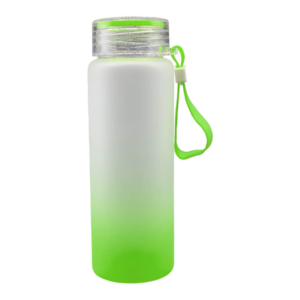 500ml Green Frosted Glass Bottle