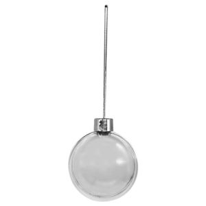 X-Mas Plastic Ball Clear