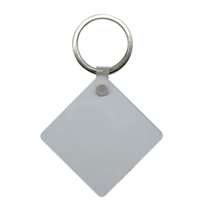 Sublimation White Aluminium Keytag Square