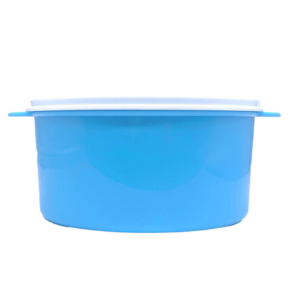Round lunchbox blue