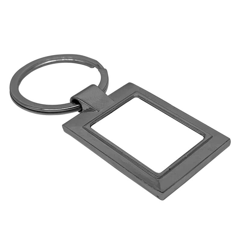 Sublimation metal keyring 001 rectangle - Image 2