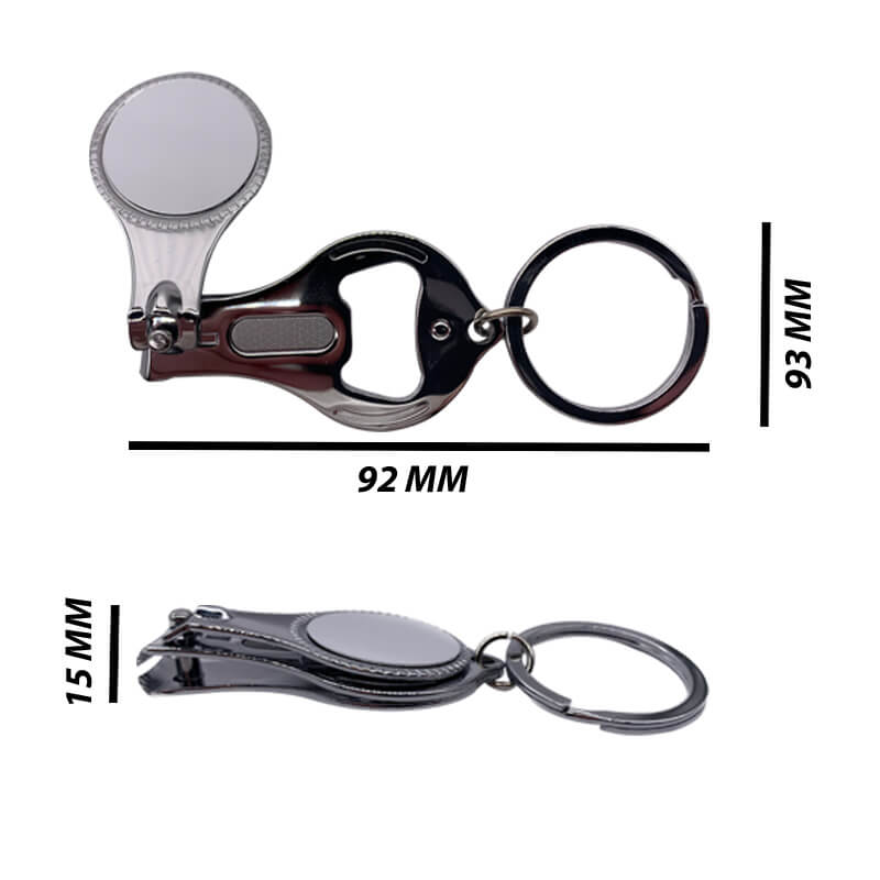Sublimation metal keyring 006 nail clipper - Image 10