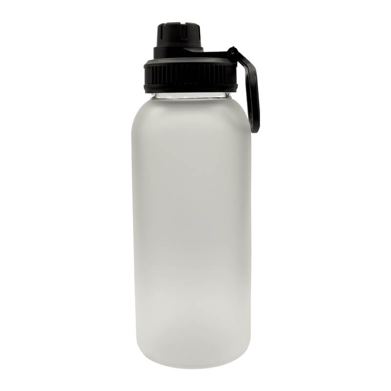 940ml Frosted Glass Water Bottle - Image 4
