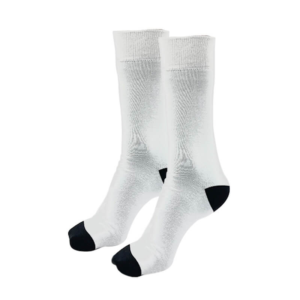 Polyester Socks black/white 40cm