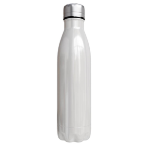 500ml White Stainless Steel Water Bottle
