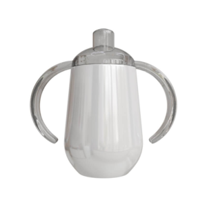 320ml White Stainless Steel Egg Sippy Cup