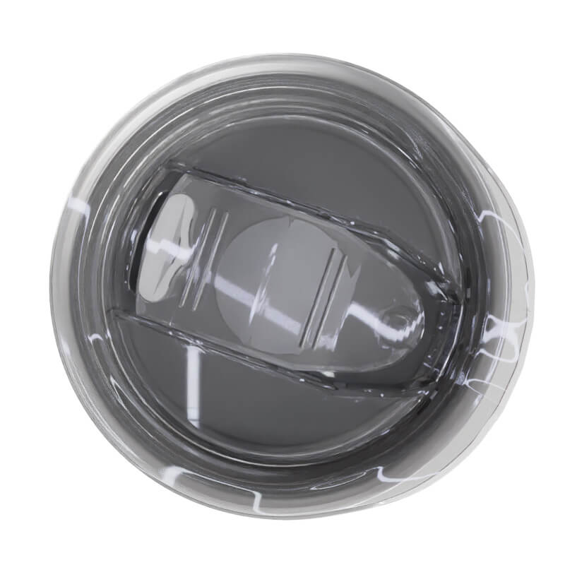 20oz White Stainless Steel Rum Tumbler - Image 3