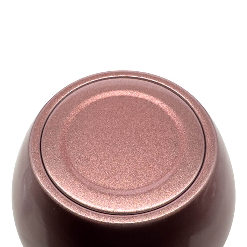 12oz rose gold stainless steel wine tumbler - Image 4