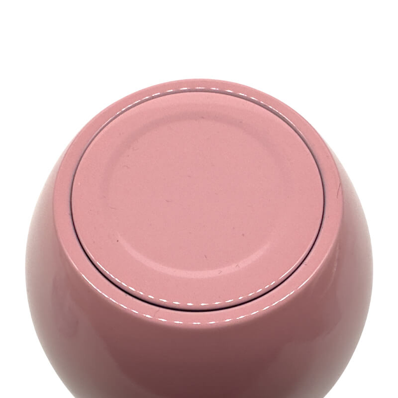 12oz Pink stainless steel wine tumbler - Image 4