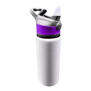 650ml Purple Aluminium Quick Spout Bottle