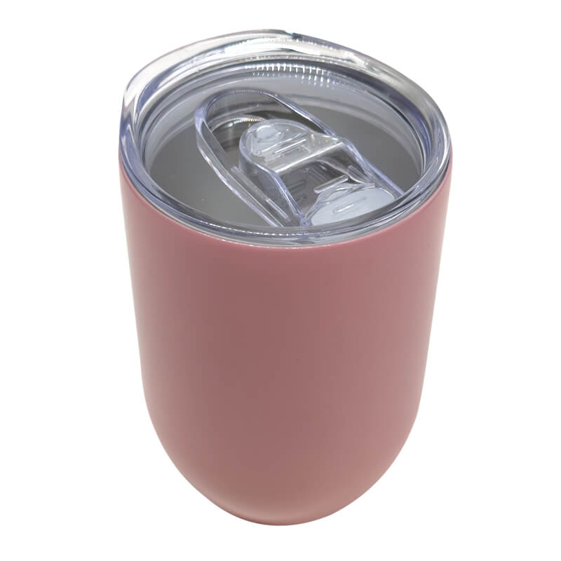 12oz Pink Stainless Steel Gin Tumbler - Image 2