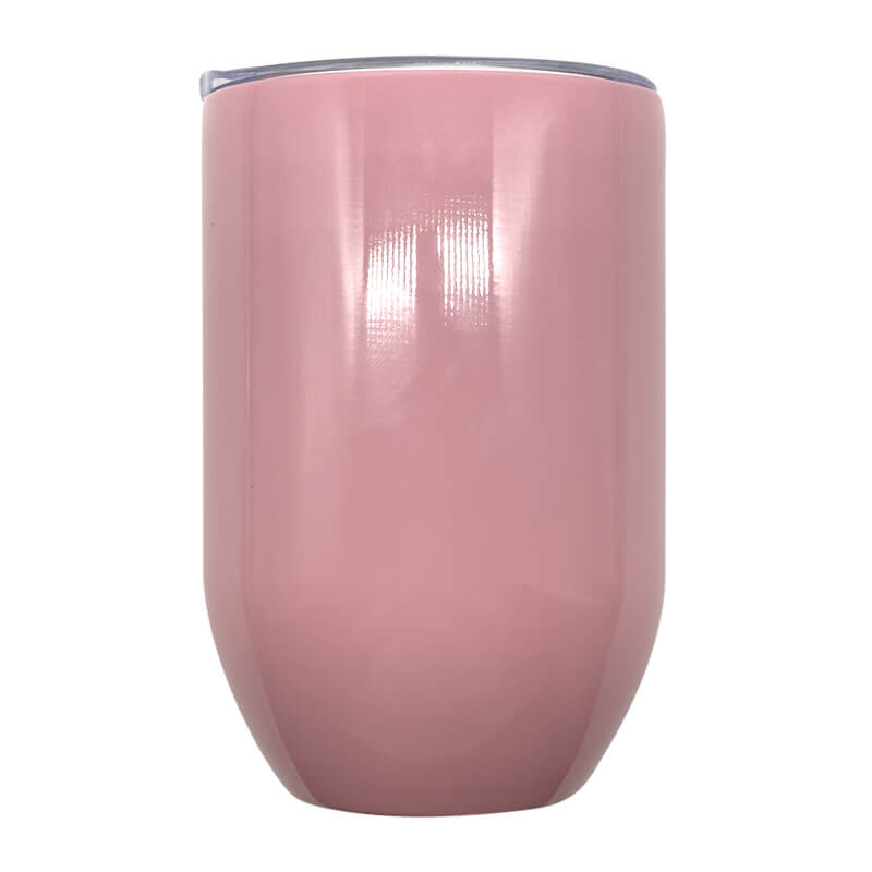 12oz Pink Stainless Steel Gin Tumbler