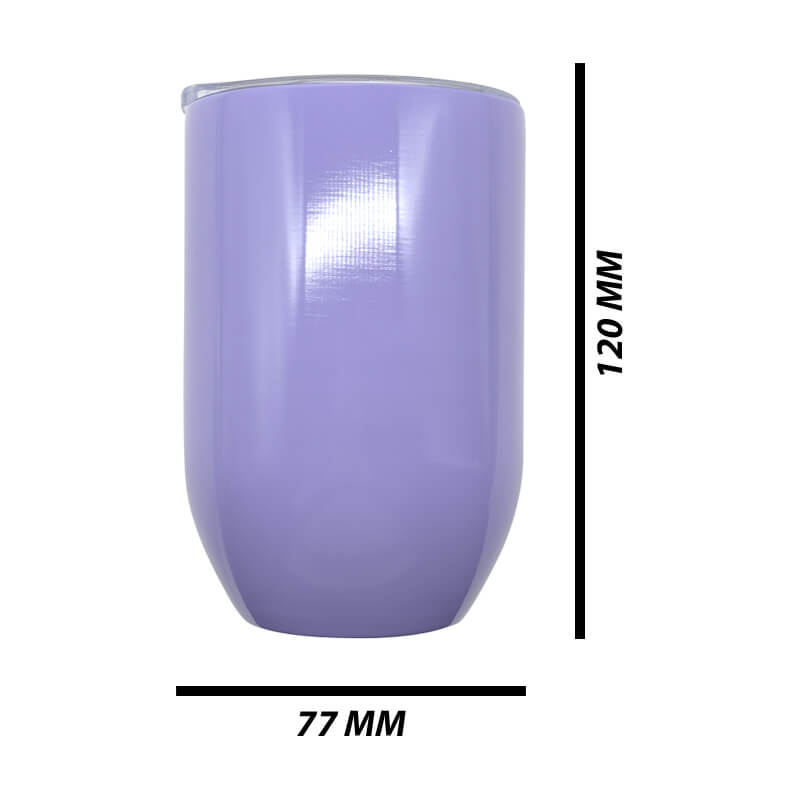 12oz Purple Stainless Steel Gin Tumbler - Image 7