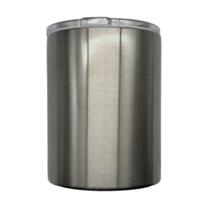 12oz Silver Stainless Steel Whiskey Tumbler