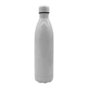 1000ml White Stainless Steel Tower Water Bottle