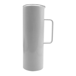 20oz White Stainless Steel Coffee Mug
