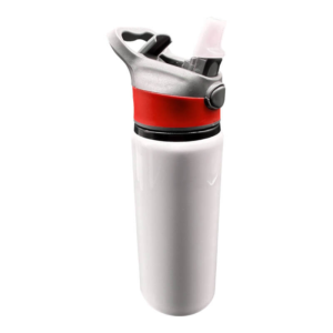 650ml Red Aluminium Quick Spout Bottle