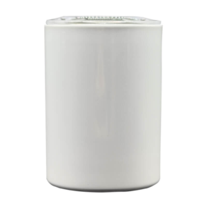 3oz White Stainless Steel Skinny Shooter Glass