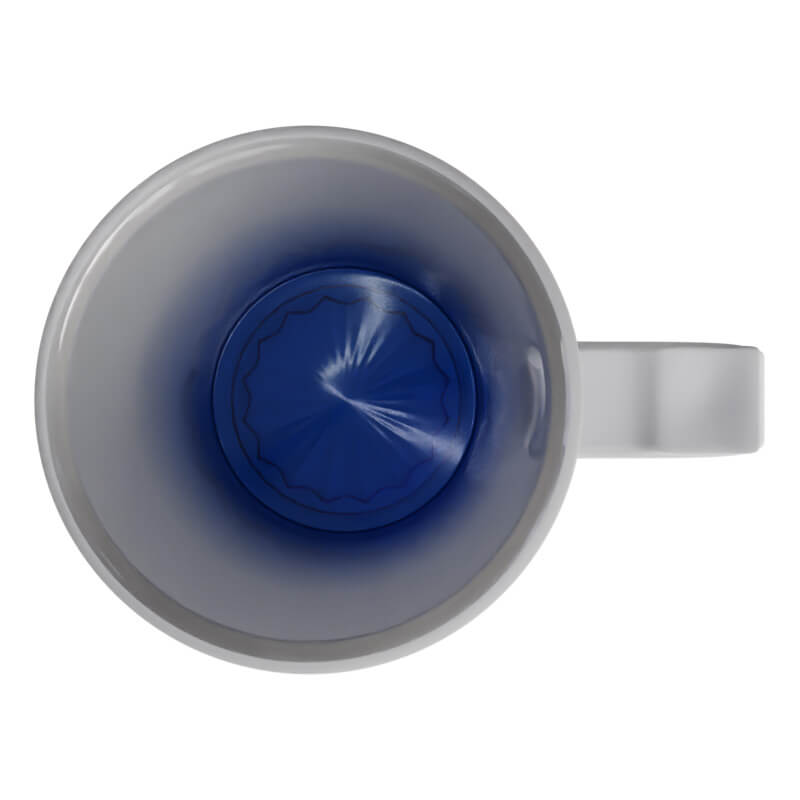 16oz Beer mug blue frosted (set of 2) - Image 2