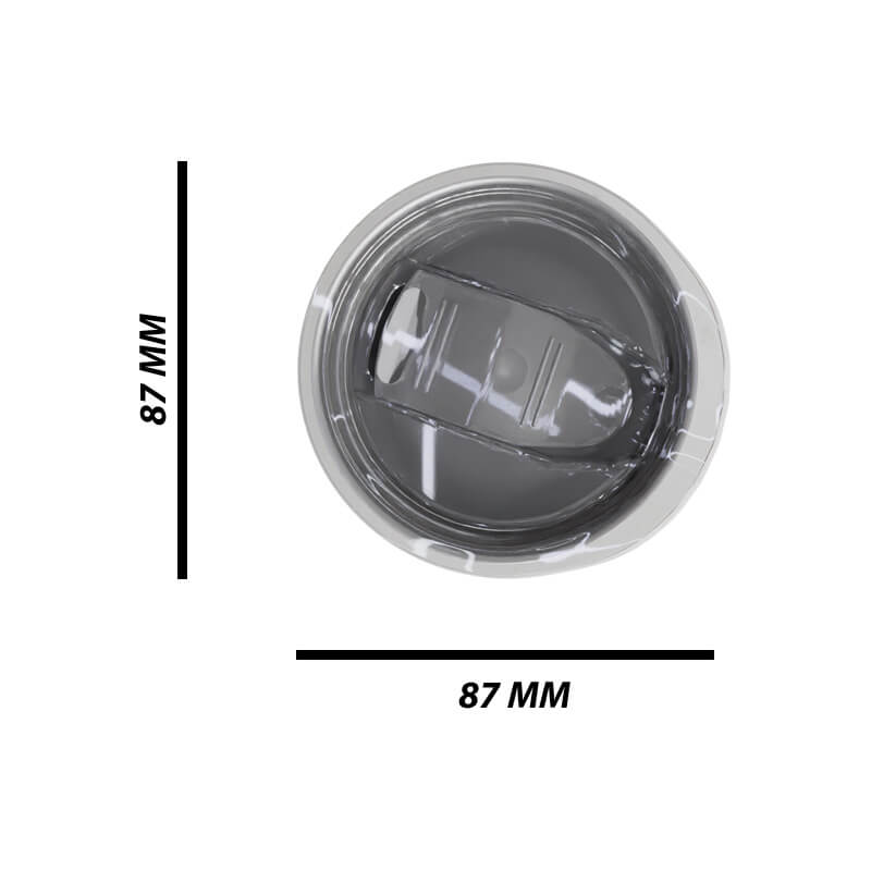 12oz Silver Stainless Steel Wine Tumbler - Image 4