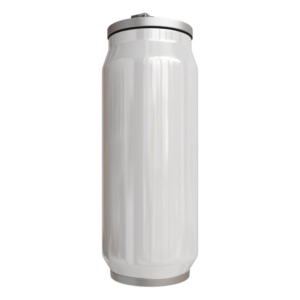 400ml White Stainless Steel Can