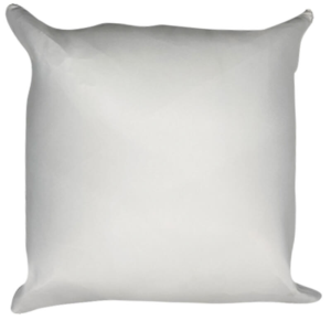 Pillowcase with pillow white-white 34x34cm